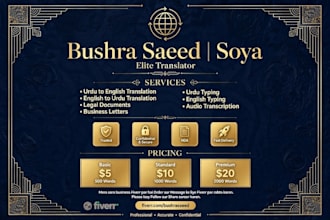 translate english to urdu business legal documents