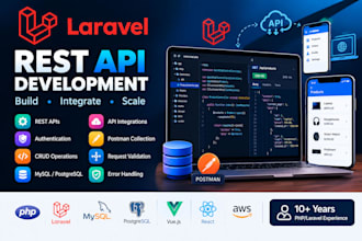 develop a laravel rest API for your web or mobile app
