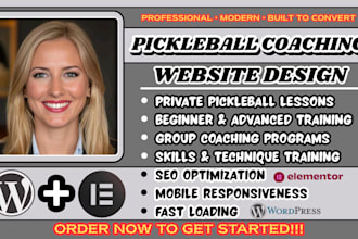 pickleball coaching website, pickleball coach website, pickleball lessons