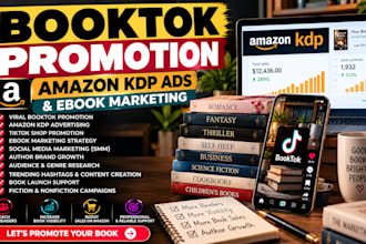 do booktok promotion, amazon KDP ads and ebook marketing