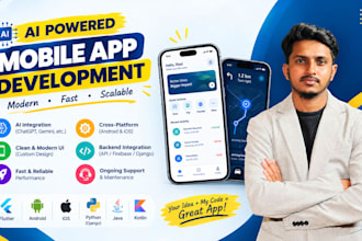 do ai mobile app development ios android app creation flutter app build