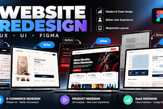 redesign your website UI UX in figma