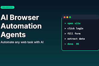 build ai browser automation agents and web bots