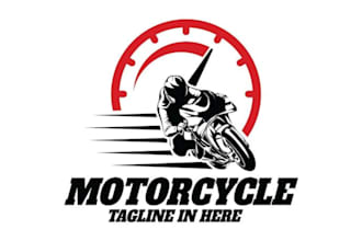 design  high  quality  motorcycle  biker and  automotive  logo