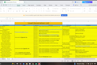 do social media email collection and lead generation