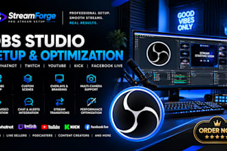 professionally setup obs studio for whatnot twitch youtube
