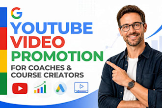 do youtube video promotion for coaches and course creators by google ads