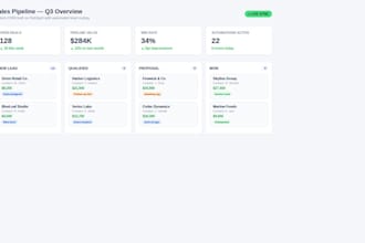 build a custom crm and business automation platform
