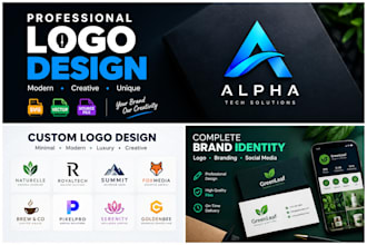 design a professional logo and provide svg vector file