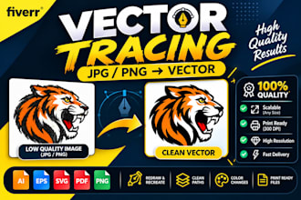 vector tracing, convert image to vector file, vector logo, vectorize image