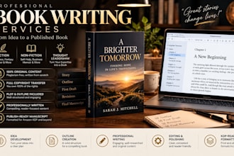 be your professional ebook ghostwriter and fiction book writer