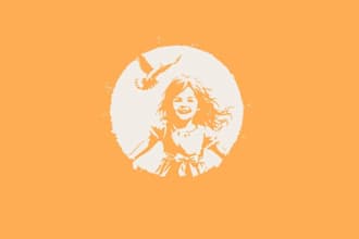 design a moving child rescue operation logo and branding