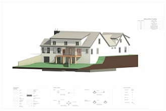 review, revise and prepare architectural plans for city permit submission