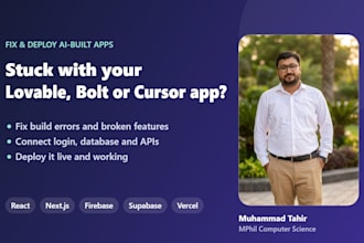 fix and deploy your lovable, bolt or cursor app