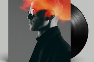 create original album covers with bold visual storytelling