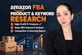do amazon fba product research and deep keyword research