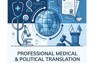 provide professional medical and political translation