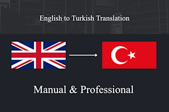 translate english texts and writings into turkish