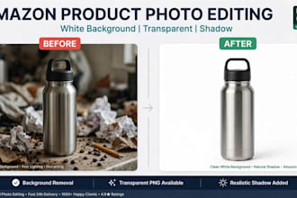 do product photo editing white background