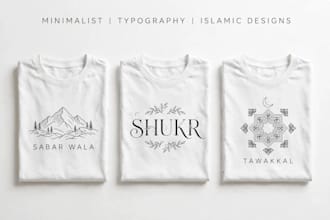 design typography  t shirt design