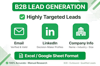 do b2b lead generation, linkedin leads,and company email list