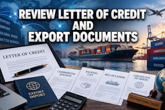 review letter of credit and export documents for compliance