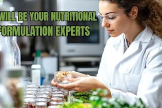 formulate and develop food products with professional recipe