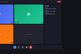build a real time video chat and collaboration web app