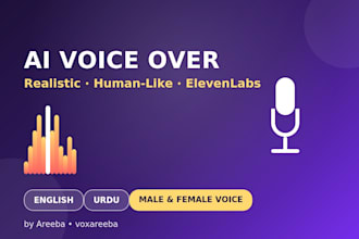 create realistic ai voice over using elevenlabs