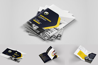 design a professional brochure for your business or brand
