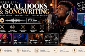 be your professional songwriter lyricist and melody maker