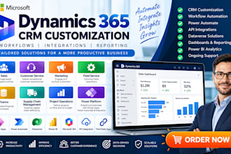 customize dynamics 365 CRM workflows integrations and reporting