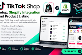 setup tiktok shop, shopify tiktok shop integration and product listing