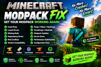 minecraft modpack fixes missing mods dependency errors version compatibility