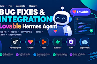 fix lovable hermes agent lovable bug fix replit supabase auth code deployment