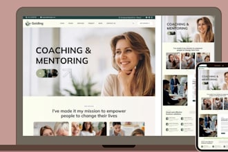 design life coach website counseling website consulting website coaching  lead