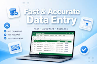 enter, clean and process data