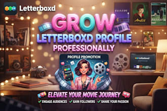 grow and promote your letterboxd profile professionally