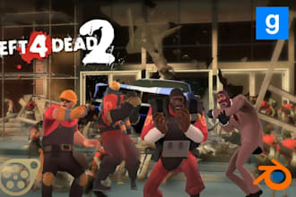 create, edit, port gmod playermodel, l4d2 model, sfm model, mmd, cs2, tf2 model