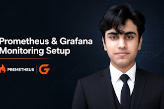 build prometheus grafana monitoring for servers and apps