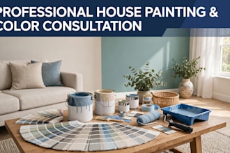 do professional house painting and color consultation