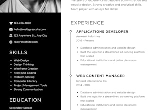 design professional resume, cv and cover letter template