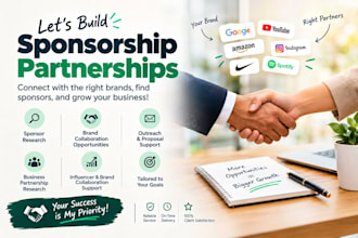 write sponsorship proposal, partnership pitch deck