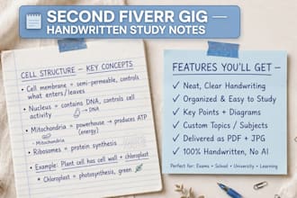 write aesthetic handwritten letters, quotes and notes in neat handwriting