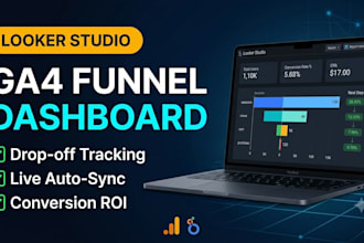 build a google looker studio funnel and conversion dashboard