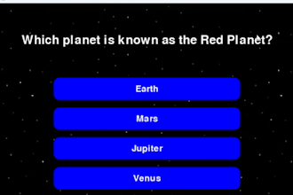 create an interactive quiz game application