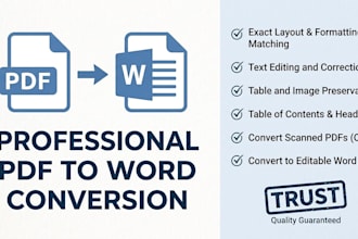 do PDF to word or word to PDF file conversion accurately