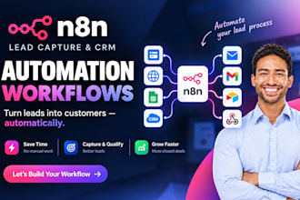 build n8n lead capture and CRM automation workflows