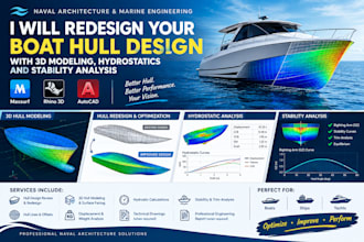 fix your boat hull design with 3d modeling hydrostatics and stability analysis