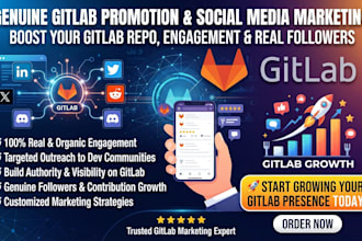 genuinely gitlab promotion, social media marketing for real followers engagement